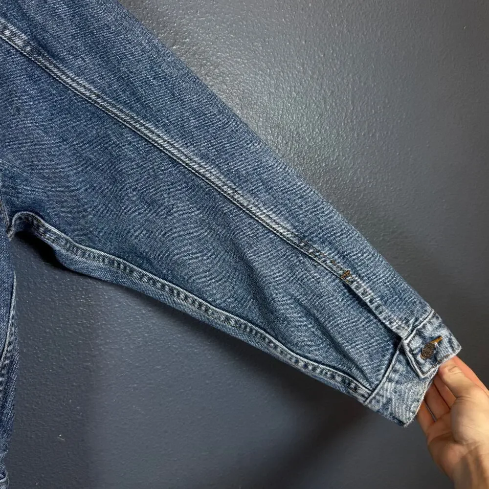 Levi’s M men’s blue denim vintage jacket bomber 90’s